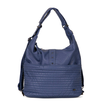 Quilted Convertible Hobo Bag