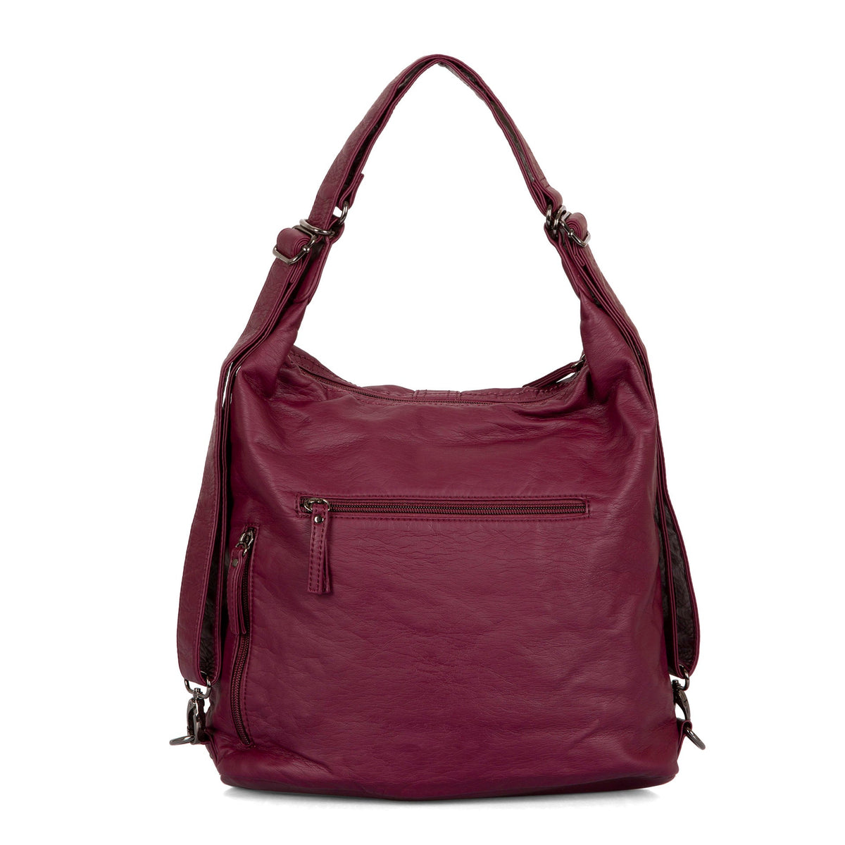 Quilted Convertible Hobo Bag