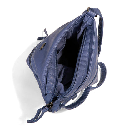 Quilted Multi Zip Crossbody