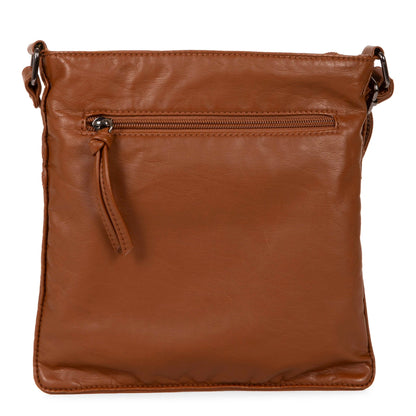 Quilted Multi Zip Crossbody