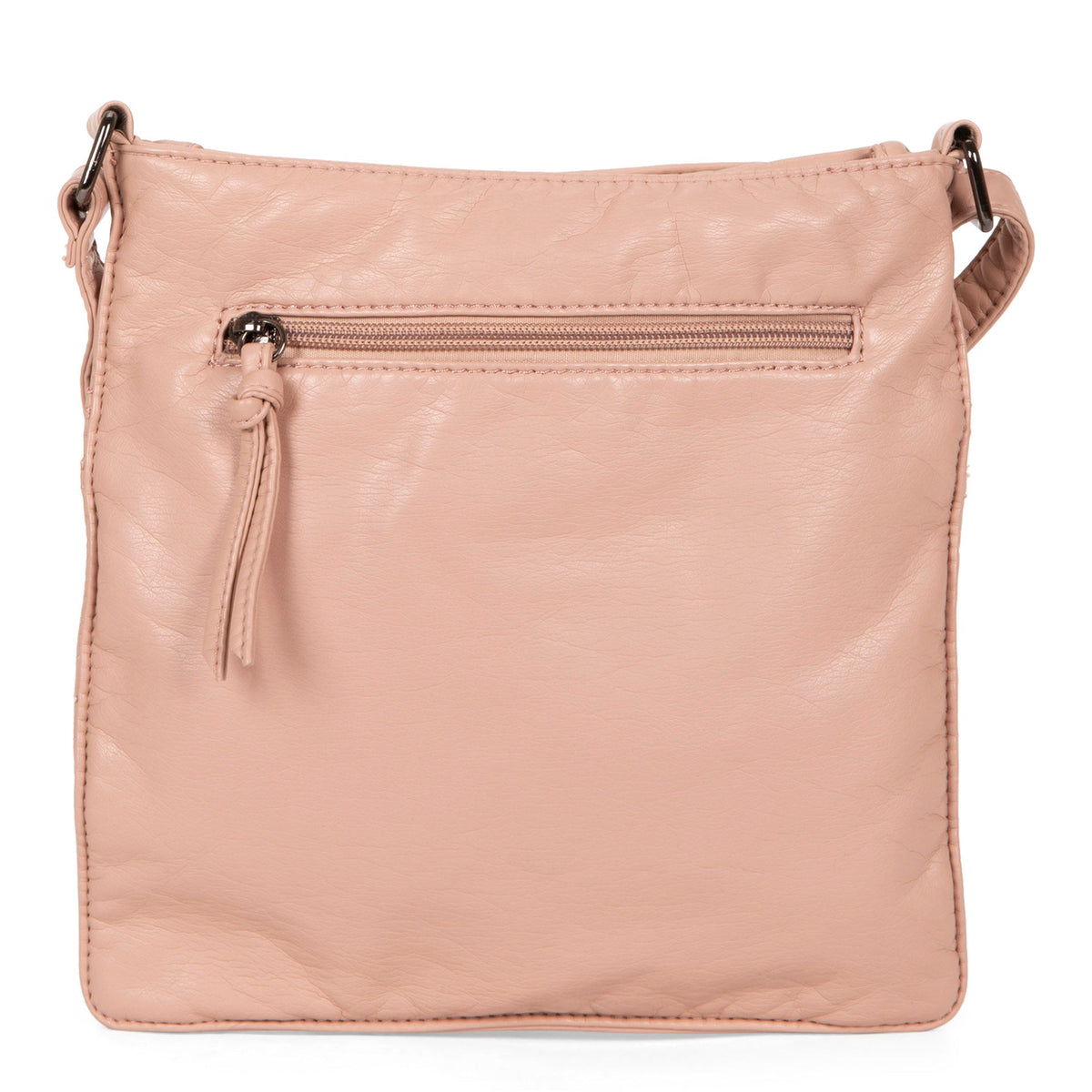 Quilted Multi Zip Crossbody