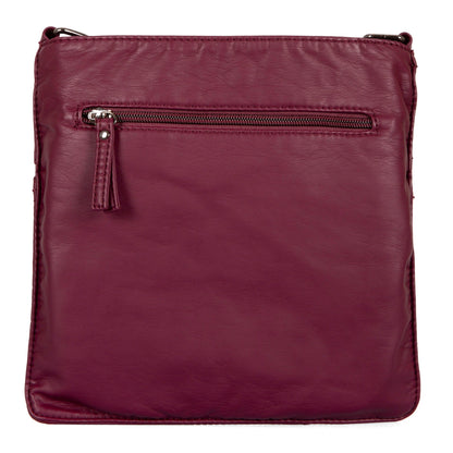 Quilted Multi Zip Crossbody