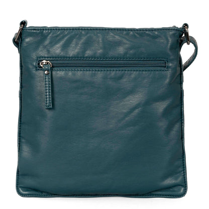 Quilted Multi Zip Crossbody