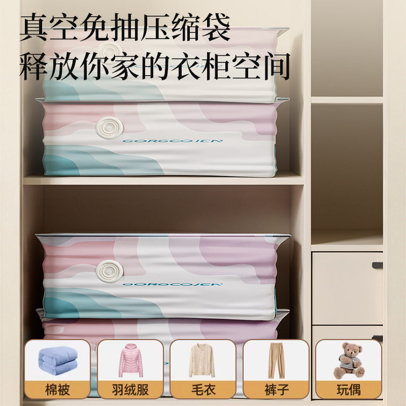 Household Vacuum Compression Bags, Large Storage Bags for Moving, Travel, and Clothing Organization - image 4