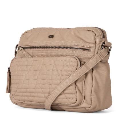 Quilted Crossbody with Front Pouch