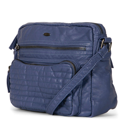 Quilted Crossbody with Front Pouch