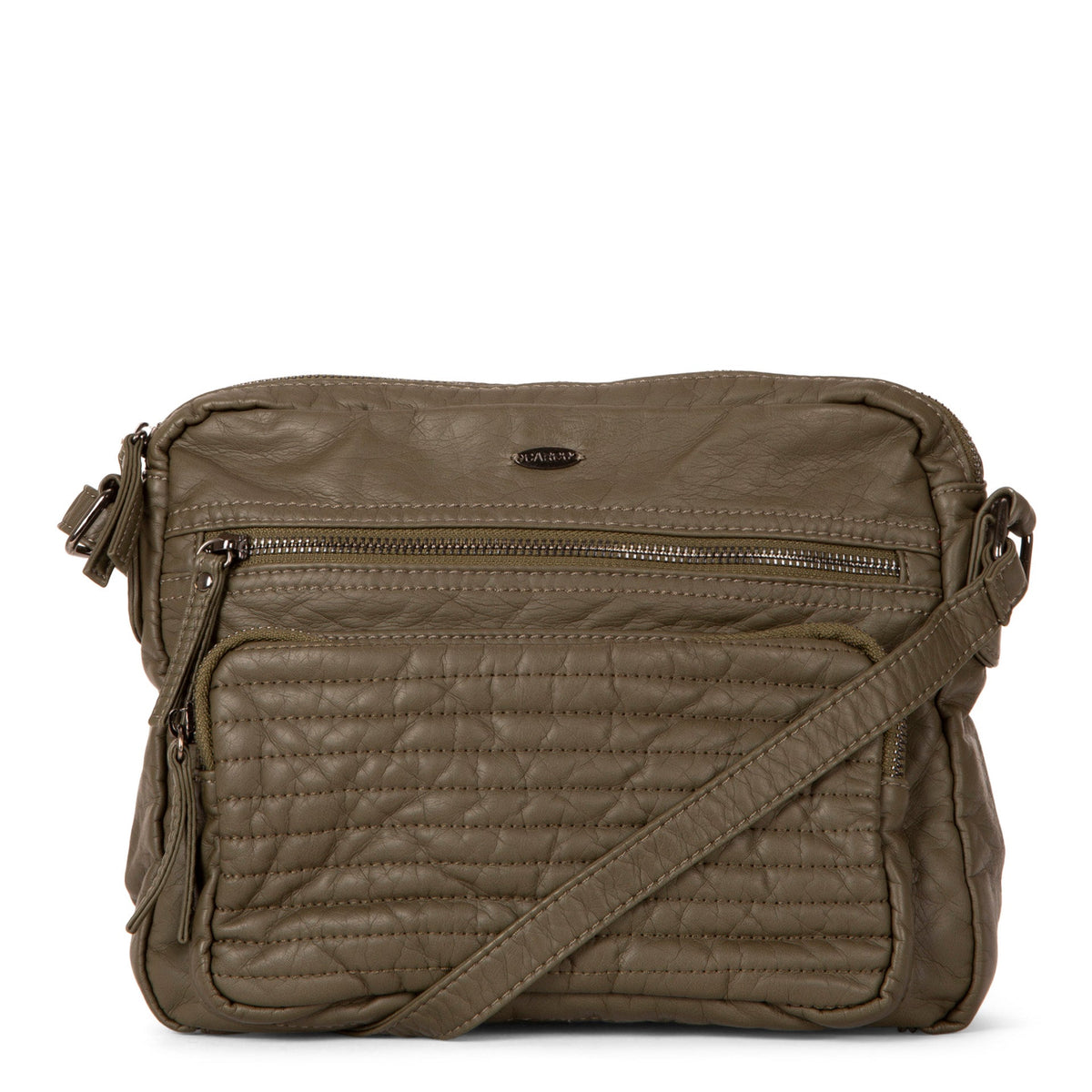 Quilted Crossbody with Front Pouch