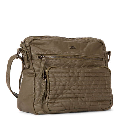 Quilted Crossbody with Front Pouch