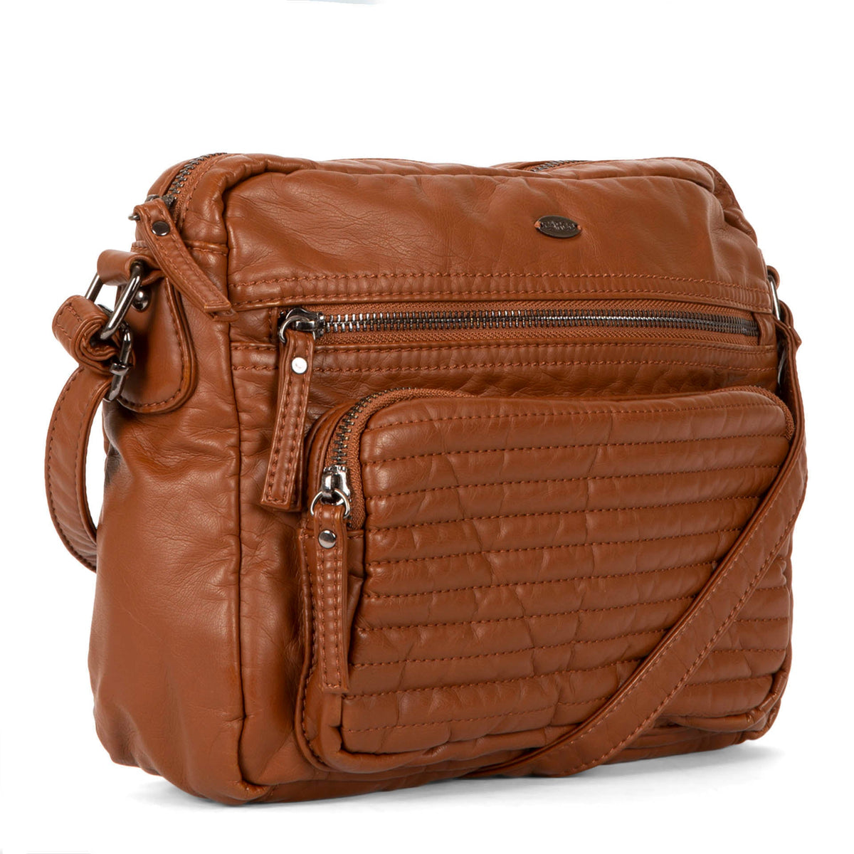 Quilted Crossbody with Front Pouch