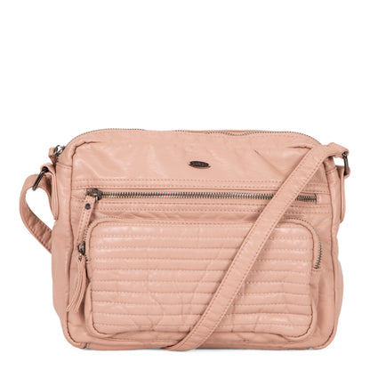 Quilted Crossbody with Front Pouch