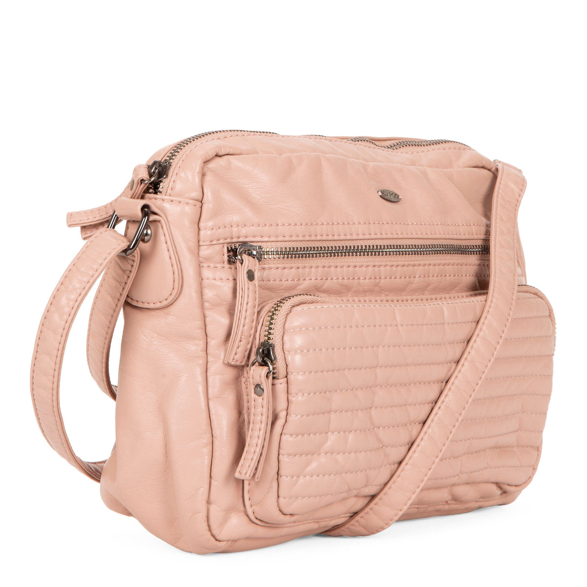 Quilted Crossbody with Front Pouch