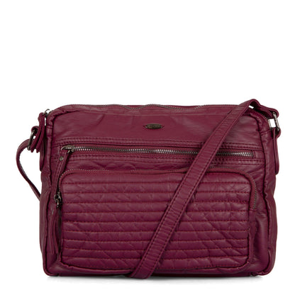 Quilted Crossbody with Front Pouch