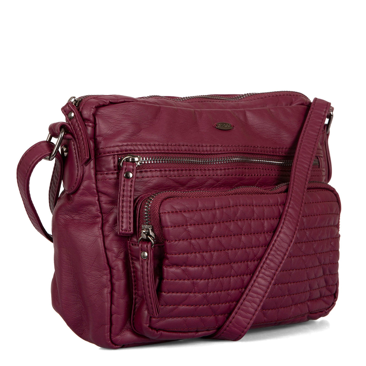 Quilted Crossbody with Front Pouch