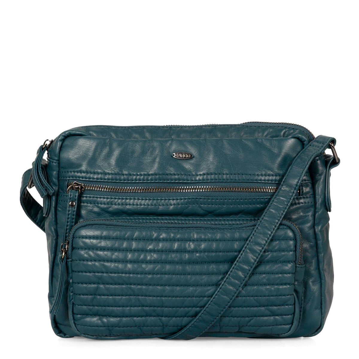 Quilted Crossbody with Front Pouch