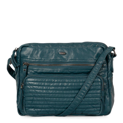 Quilted Crossbody with Front Pouch