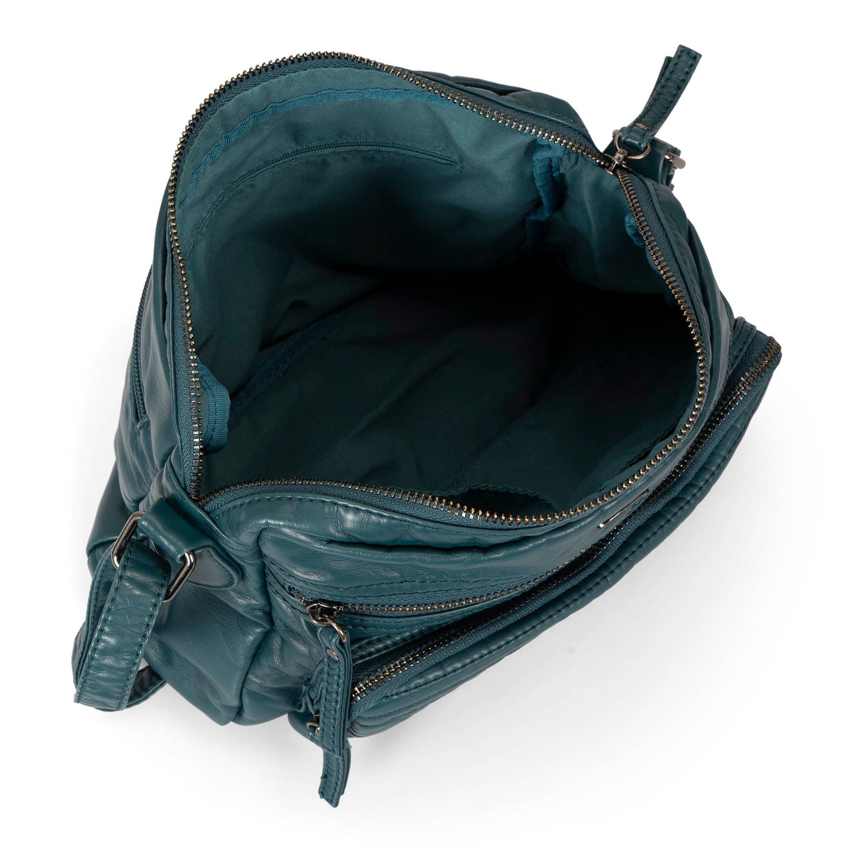 Quilted Crossbody with Front Pouch