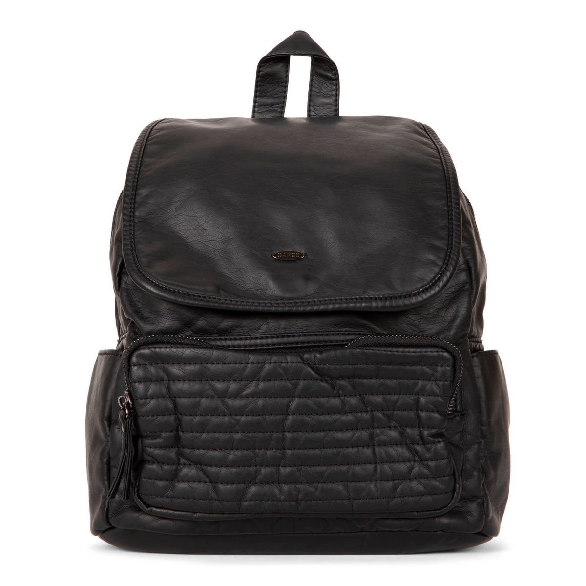 Quilted Front Flap Backpack
