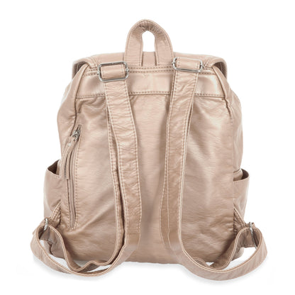 Quilted Front Flap Backpack