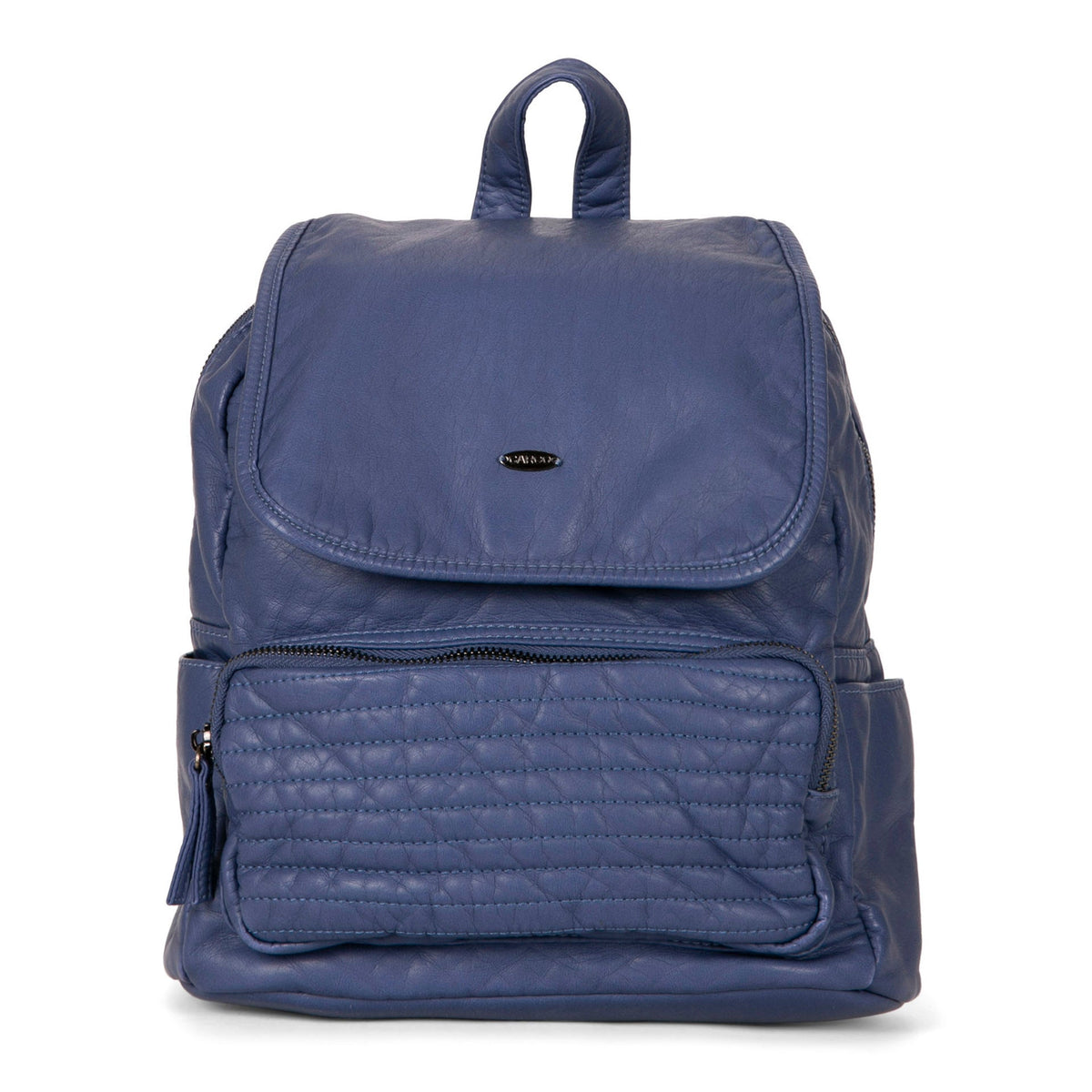 Quilted Front Flap Backpack