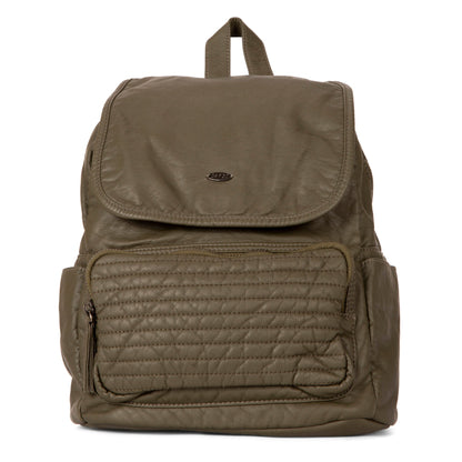 Quilted Front Flap Backpack