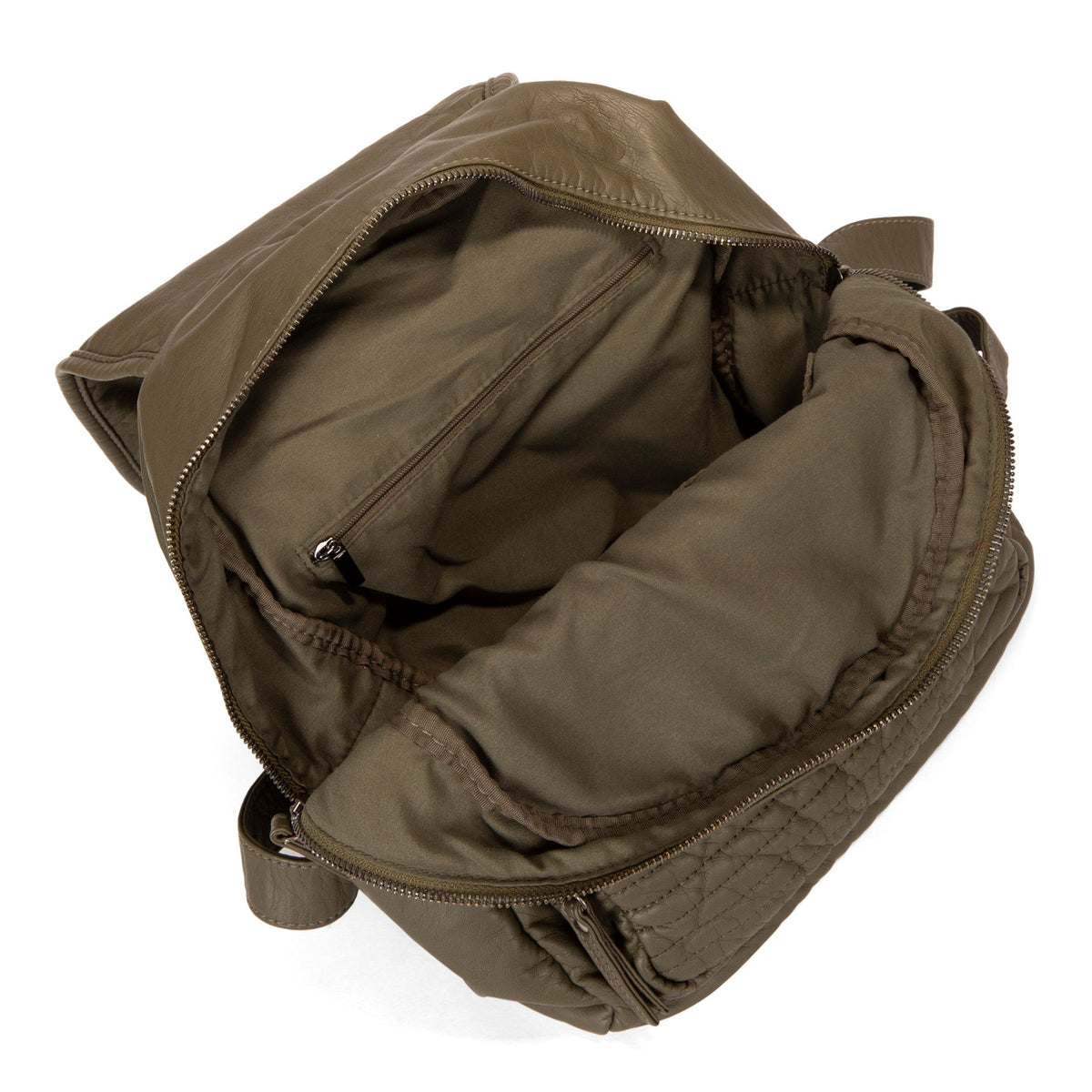 Quilted Front Flap Backpack