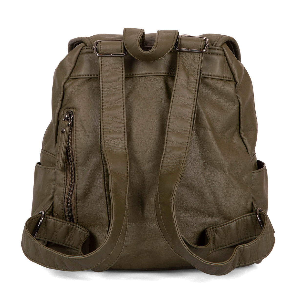 Quilted Front Flap Backpack