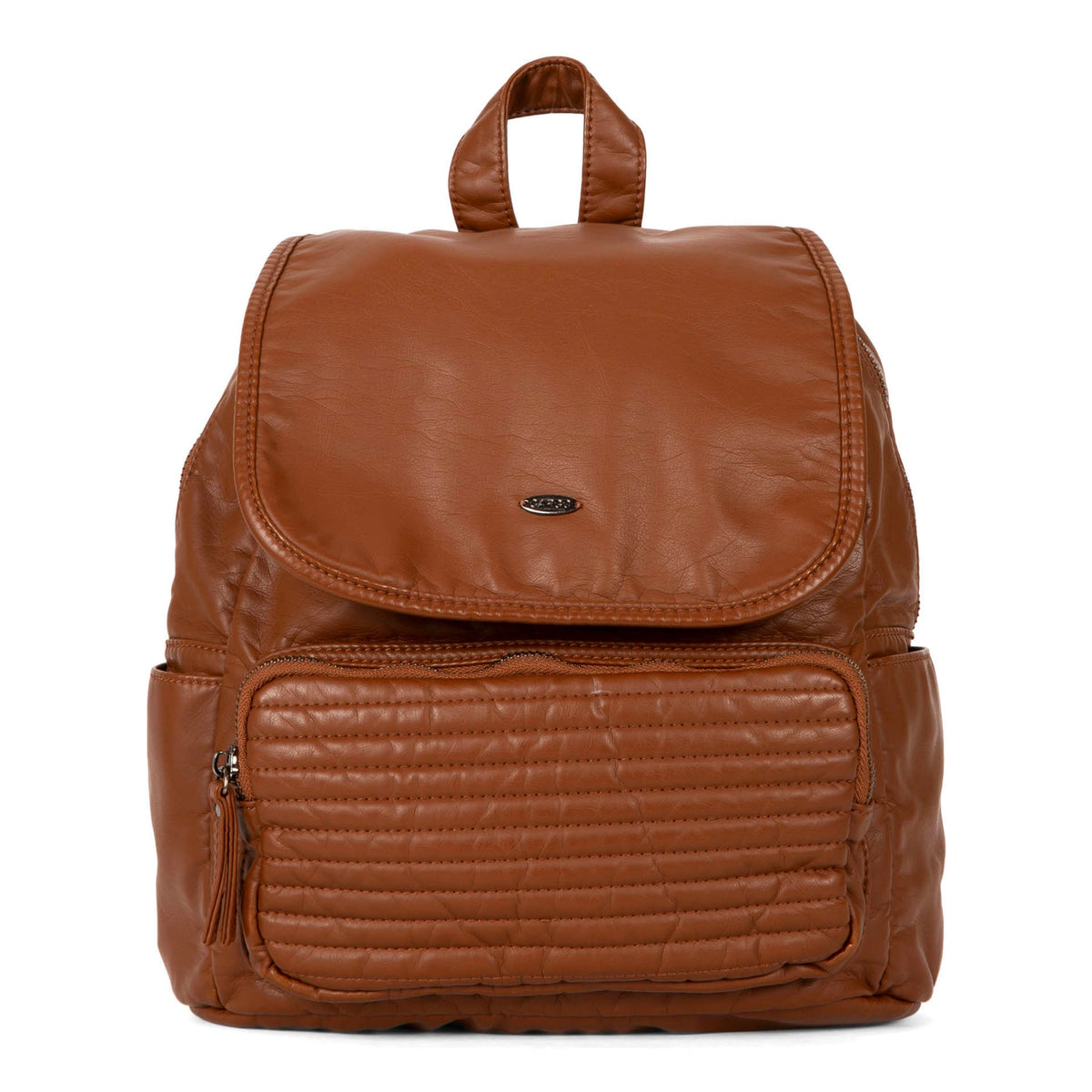 Quilted Front Flap Backpack