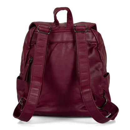 Quilted Front Flap Backpack
