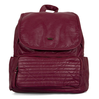 Quilted Front Flap Backpack