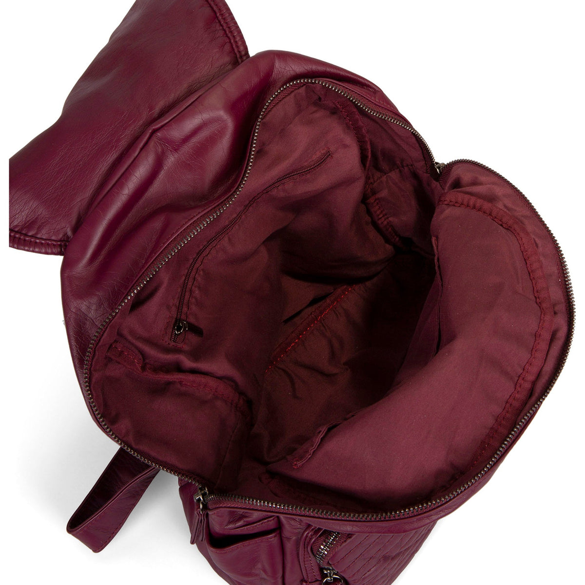 Quilted Front Flap Backpack