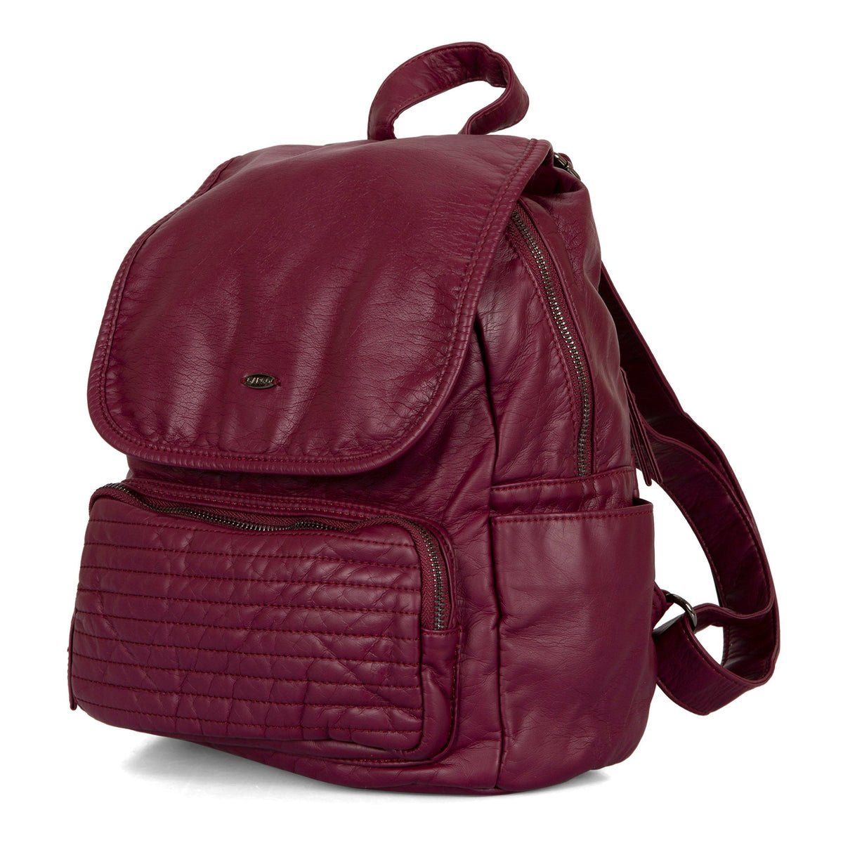Quilted Front Flap Backpack