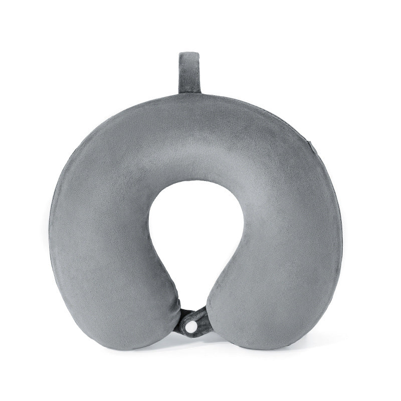 Memory Foam U-Shaped Pillow Gift Custom Logo in Stock Neck Pillow Aviation Pillow Office Nap Pillow Neck Protection U-Shaped Pillow - image 5