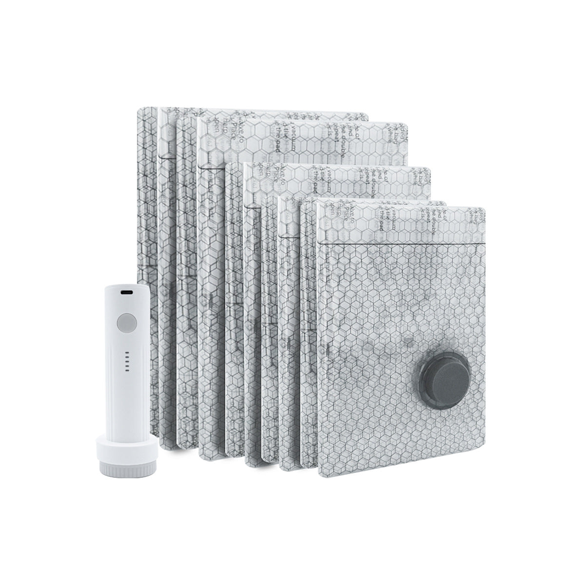 Carefully Selected Amazon Travel Vacuum Compression Bag Set, Sealed Storage Bags, Transparent Vacuum Bags for Clothes - image 3