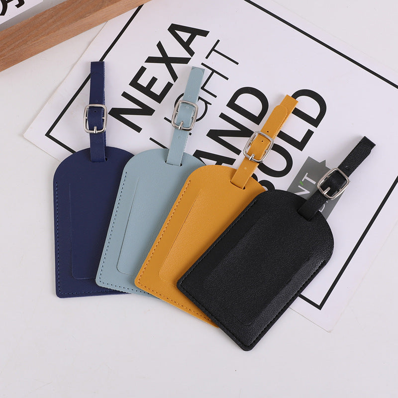 Cross-Border In-Stock Thickened Pu Leather Boarding Pass Travel Tag with Horizontal and Vertical Flip Cover, Includes Card Paper Lining and Signature Paper, Luggage Tag - image 5