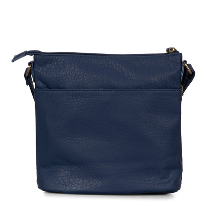 Pebbled N/S Crossbody Bag