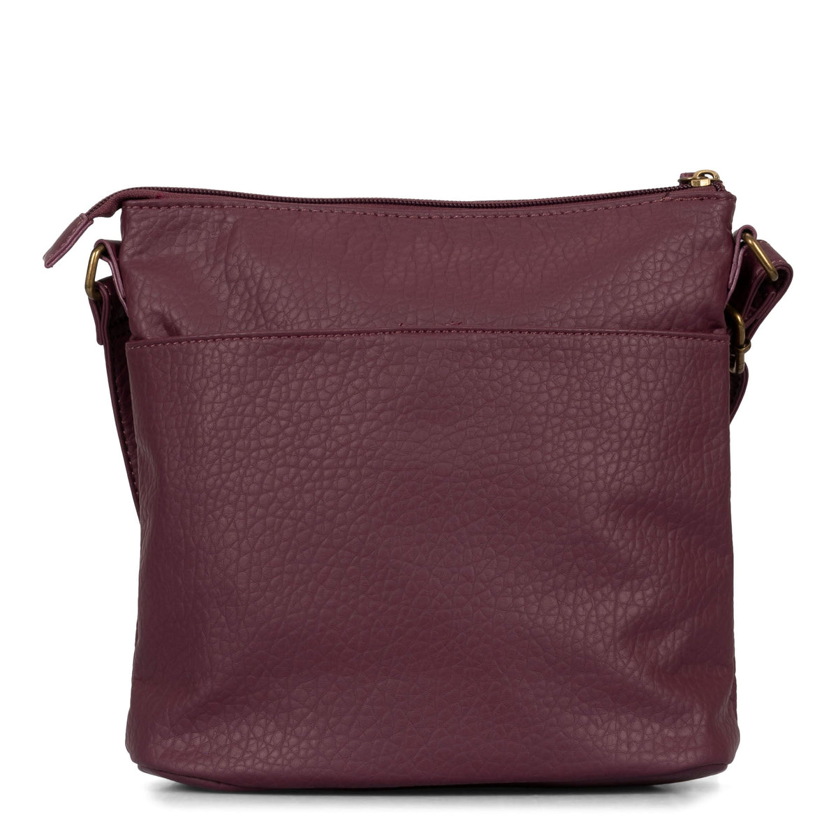Pebbled N/S Crossbody Bag