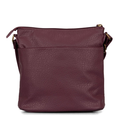 Pebbled N/S Crossbody Bag