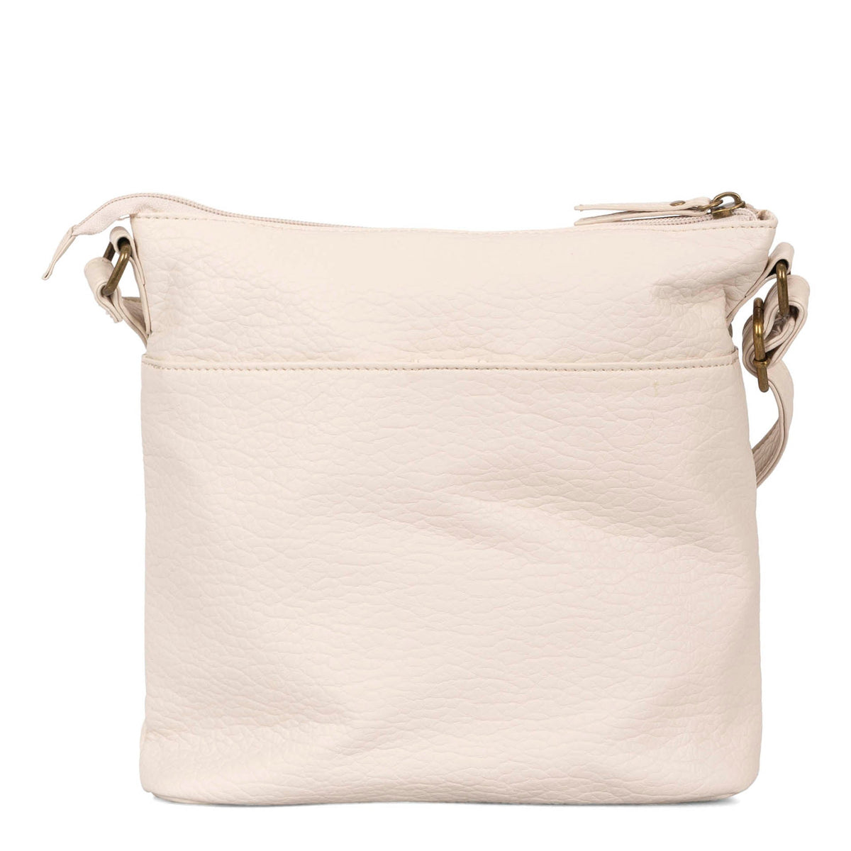 Pebbled N/S Crossbody Bag