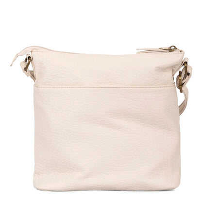 Pebbled N/S Crossbody Bag