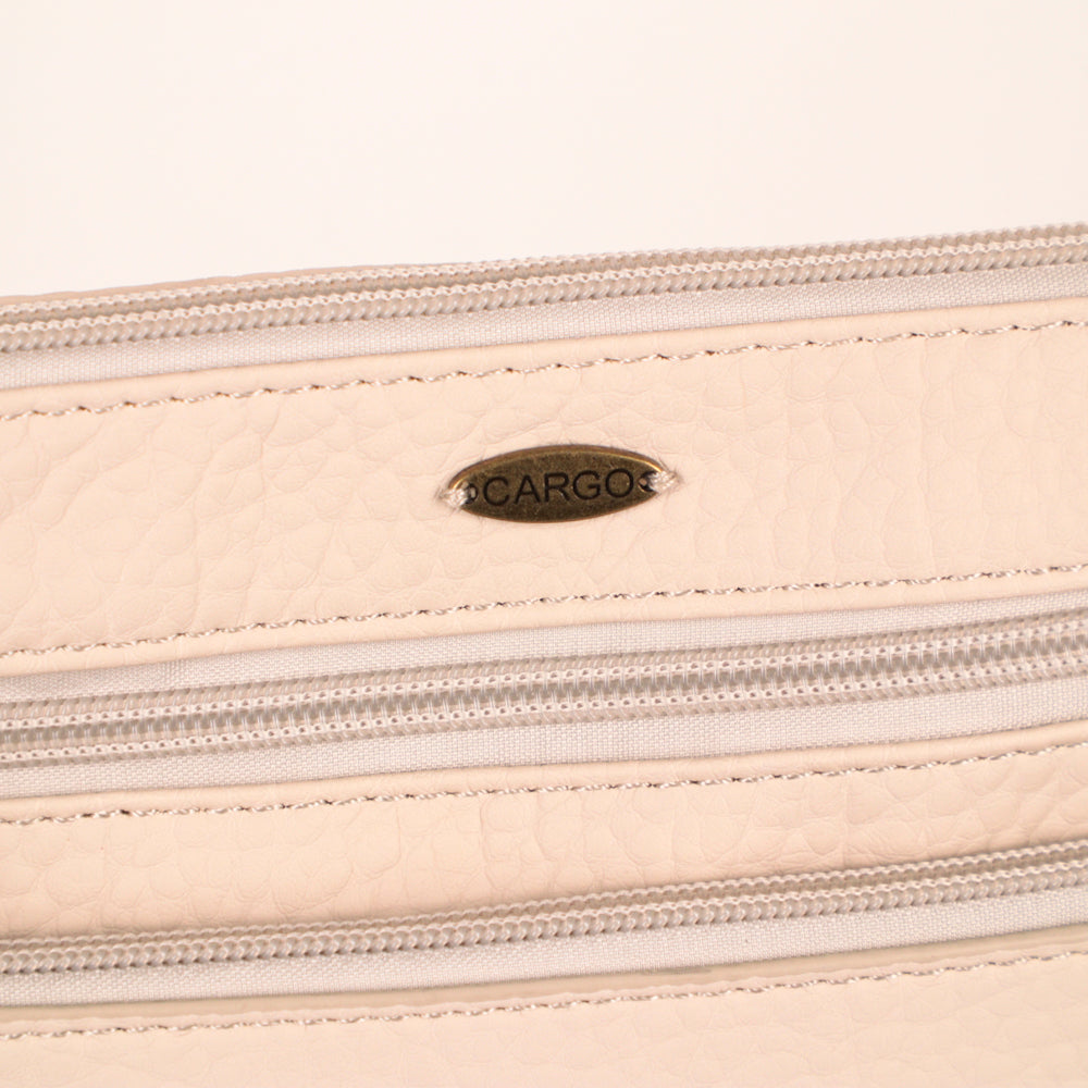 Pebbled N/S Crossbody Bag