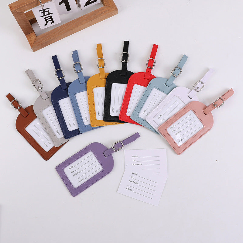 Cross-Border Luggage Tags, Plastic Checked Baggage Labels, Card Holders, Boarding Passes, Travel Tags, Factory Direct Sales - image 2