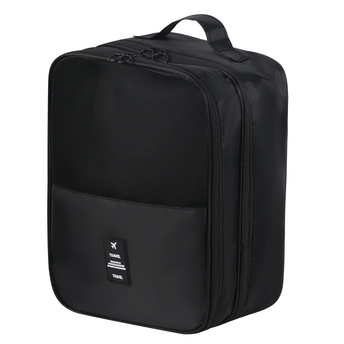 Manufacturer Wholesale Twill Oxford Cloth Shoe Bag Travel Storage Three-Compartment Shoe Bag Storage Bag Travel Shoe Bag - image 5