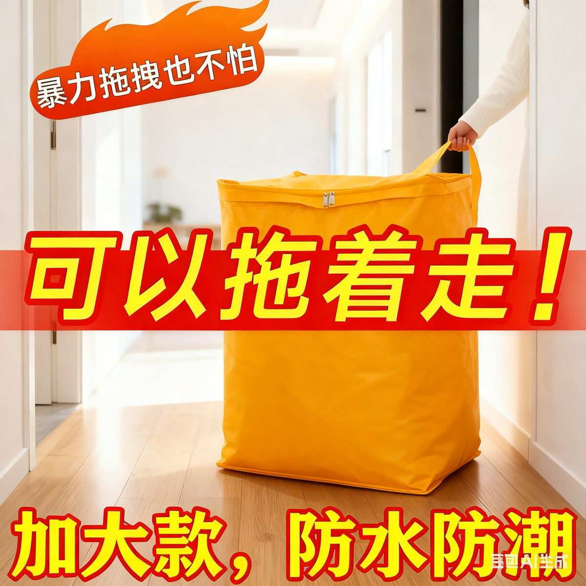 Penghui Clothing Storage Bag Foldableable Moving Travel Storage Bag Waterproof and Moisture-Proof Large Suitcase - image 1