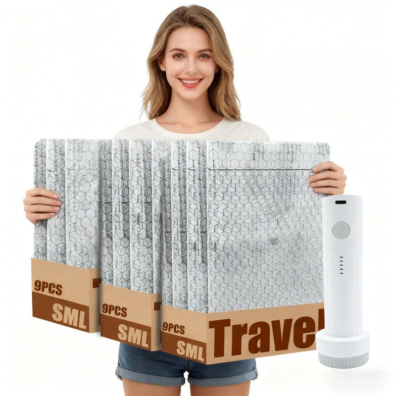 Tk Vacuum Compression Storage Bag Amazon Cross-Border Tk Luggage Clothing Storage Bag Clothes T-Shirt Underwear Compression - image 4