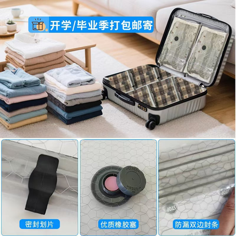 Amazon's Best-Selling Compression Bag for Storing Clothes, Travel Set, Vacuum Compression Bag, Thickened Sealed Bag Factory - image 2