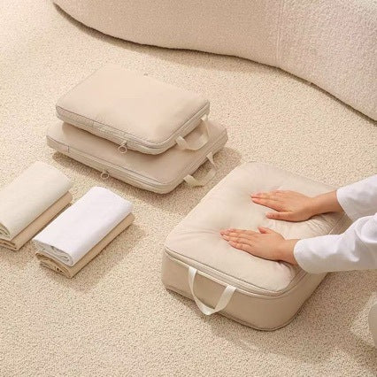 Memory Fabric Travel Compression Storage Bags Six-Piece Set for Business Trips, Travel Clothes, Pants, and Packing Organizer Bags - image 2