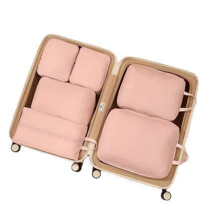 Memory Fabric Travel Compression Storage Bags Six-Piece Set for Business Trips, Travel Clothes, Pants, and Packing Organizer Bags - image 5