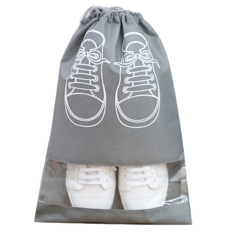 Shoe Storage Bag Non-Woven Fabric Anti-Mold Vacuum Dustproof Bag Transparent Travel Shoe Bag Moisture-Proof Large Storage Bag - image 5