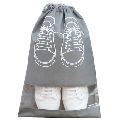 Shoe Storage Bag Non-Woven Fabric Anti-Mold Vacuum Dustproof Bag Transparent Travel Shoe Bag Moisture-Proof Large Storage Bag - image 5