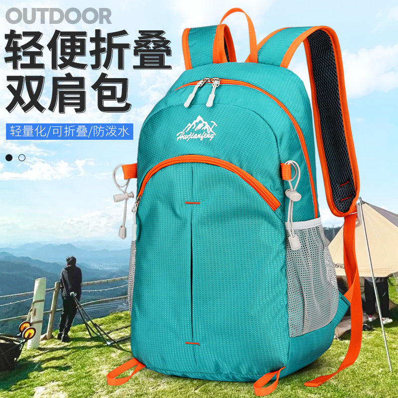 Cross-Border Outdoor Leisure Ultra-Light Sports Backpack Large Capacity Travel Backpack Men's and Women's Folding Mountaineering Bag Cycling Bag - image 1